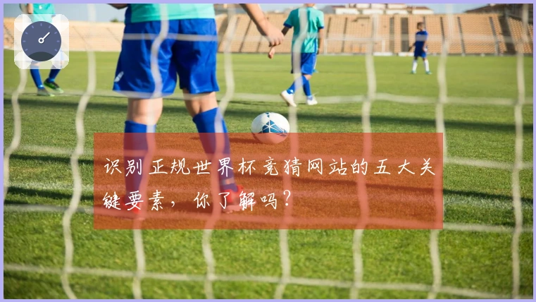 识别正规世界杯竞猜网站的五大关键要素,你了解吗?