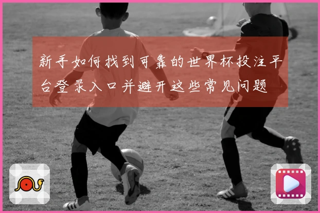 新手如何找到可靠的世界杯投注平台登录入口并避开这些常见问题